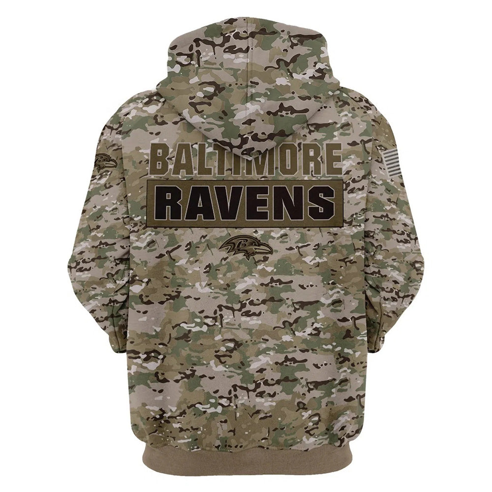 BUY Baltimore Ravens Camo Hoodie 3D Get 20% OFF - Limited Quantities ...
