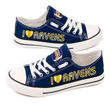 Lowest Price Baltimore Ravens Shoes I Love Ravens | Canvas shoes