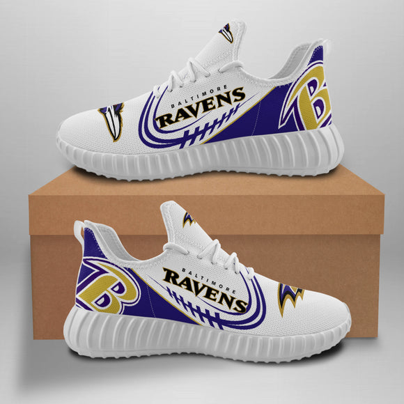 Baltimore Ravens Sneakers Big Logo Yeezy Shoes