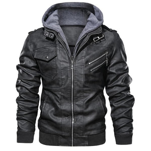 Best Classic Motorcycle Leather Jacket With Hood