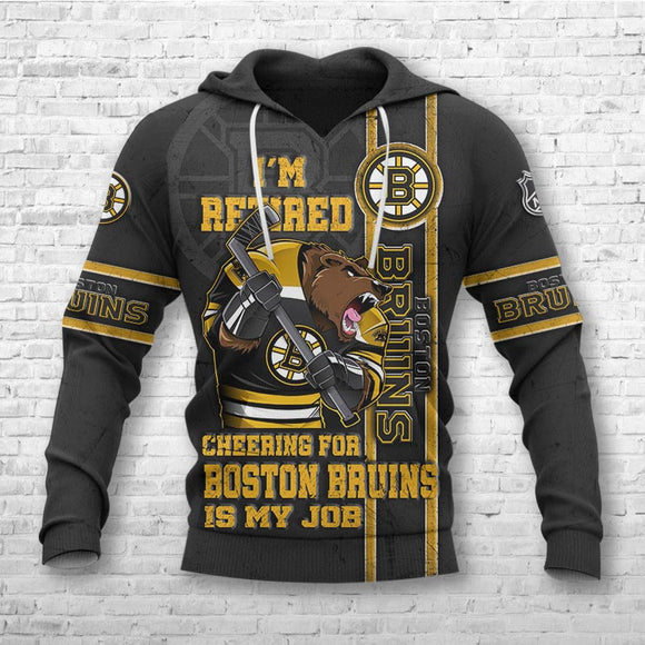 20% SALE OFF Boston Bruins Hoodies Cheap I'm Retired
