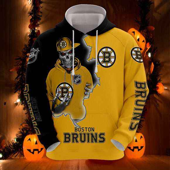 20% SALE OFF Boston Bruins Skull Hoodies Cheap
