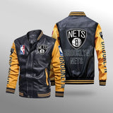 Brooklyn Nets Leather Jacket