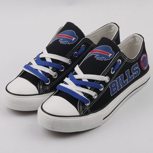 Buffalo Bills Shoes Mens Low Top Canvas Shoes