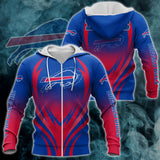 Buffalo Bills Zipper Hoodie 3D Print H04FS