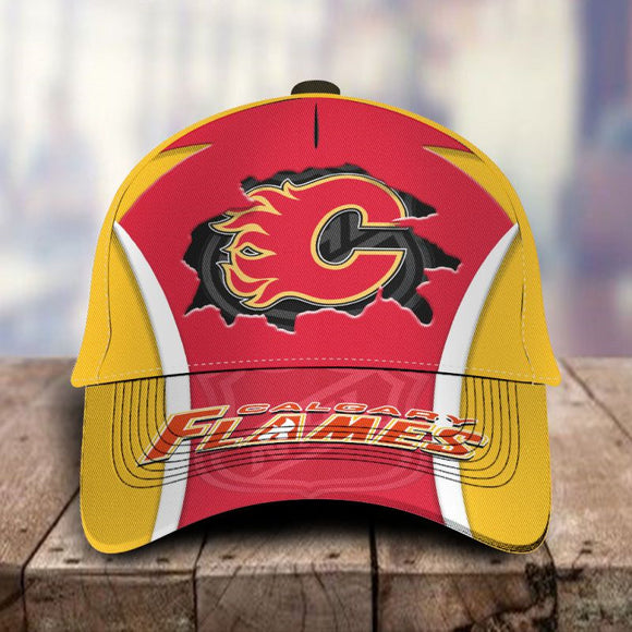 Calgary Flames Hats - Adjustable Hat