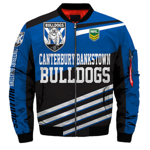Canterbury-Bankstown Bulldogs Jacket 3D Full-zip Jackets