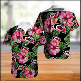 Carolina Hurricanes Hawaiian Shirt Big Floral Button Up
