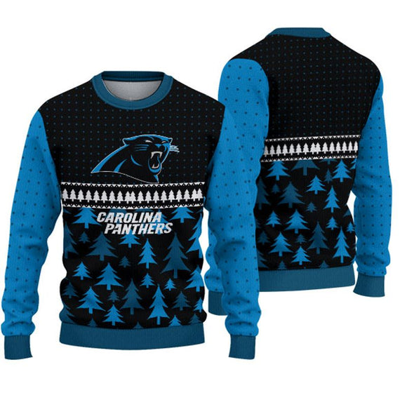 Carolina Panthers Christmas Sweatshirt 3D