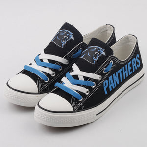 Carolina Panthers Custom Shoes Low Top Canvas Shoes
