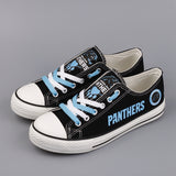 Carolina Panthers Shoes Mens Low Top Canvas Shoes