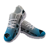 Carolina Panthers Sneakers Repeat Print Logo Low Top Shoes