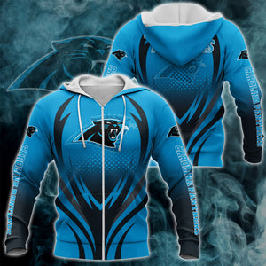 Carolina Panthers Zipper Hoodie 3D Print H04FS