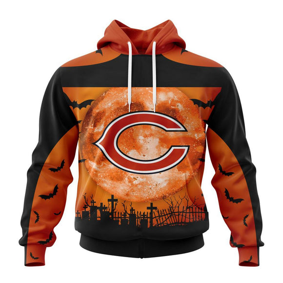 15% OFF Cheap Chicago Bears Hoodies Halloween Custom Name & Number