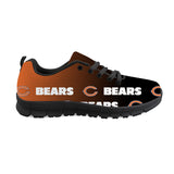 Chicago Bears Sneakers Repeat Print Logo Low Top Shoes