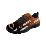 Chicago Bears Sneakers Repeat Print Logo Low Top Shoes