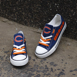 Chicago Bears Women's Shoes Low Top Canvas Shoes