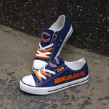 Chicago Bears Women's Shoes Low Top Canvas Shoes