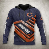 Chicago Bears Zip Up Hoodies No 1