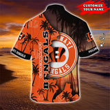 Cincinnati Bengals Hawaiian Shirt Customize Your Name