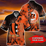 Cincinnati Bengals Hawaiian Shirt Customize Your Name