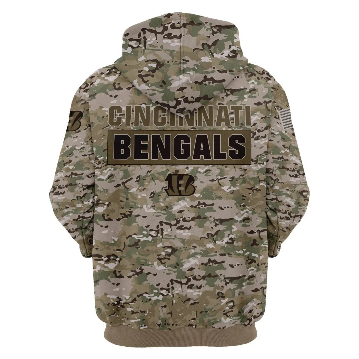 Cincinnati bengals hotsell camo sweatshirt