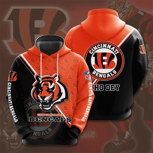 20% OFF Cincinnati Bengals Hoodie Seal Motifs - Only Today