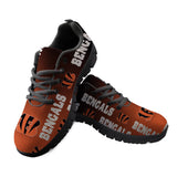 Cincinnati Bengals Sneakers Repeat Print Logo Low Top Shoes