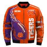 Clemson Tigers Jacket 3D Printed Fire Ball