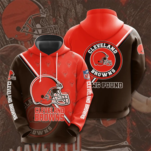 20% OFF Cleveland Browns Hoodie Seal Motifs - Only Today