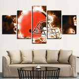 Cleveland Browns Wall Art Thunder For Living Room Wall Decor