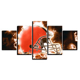 Cleveland Browns Wall Art Thunder For Living Room Wall Decor