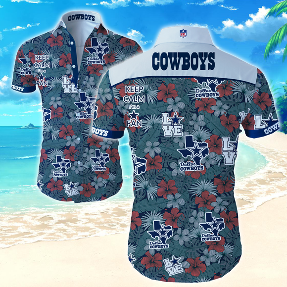 Dallas Cowboys Hawaiian Shirt Aloha Tee
