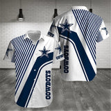 Dallas Cowboys Hawaiian Shirts Pattern Stripe
