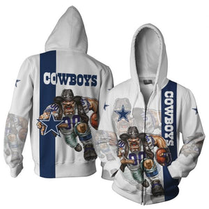 Dallas Cowboys Hoodies Mens Mascot 3D Ultra Cool