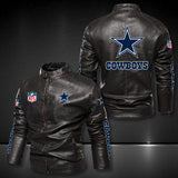 Dallas Cowboys Leather Jacket Winter Coat