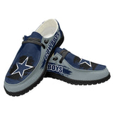 20% OFF Dallas Cowboys Moccasin Slippers - Hey Dude Shoes Style