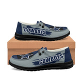 20% OFF Dallas Cowboys Moccasin Slippers - Hey Dude Shoes Style