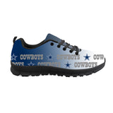 Dallas Cowboys Sneakers Repeat Print Logo Low Top Shoes