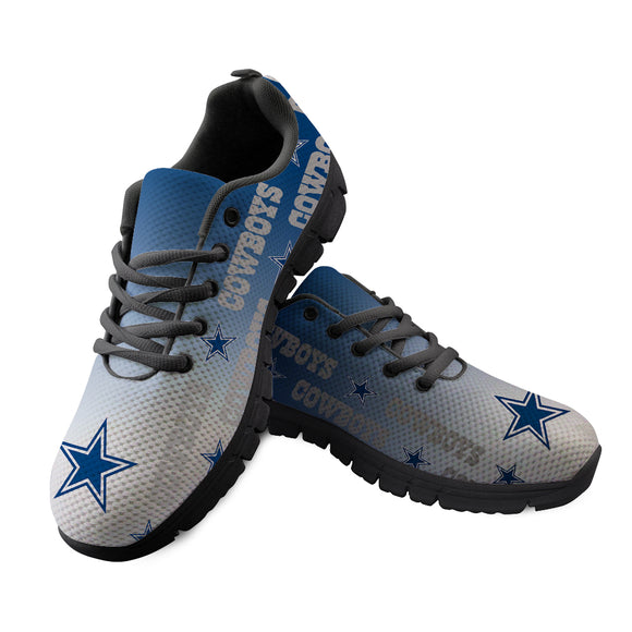Dallas Cowboys Sneakers Repeat Print Logo Low Top Shoes