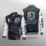 Dallas Mavericks Leather Jacket