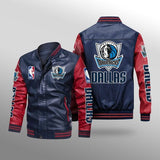 Dallas Mavericks Leather Jacket