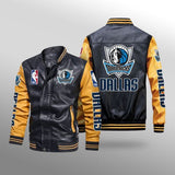 Dallas Mavericks Leather Jacket