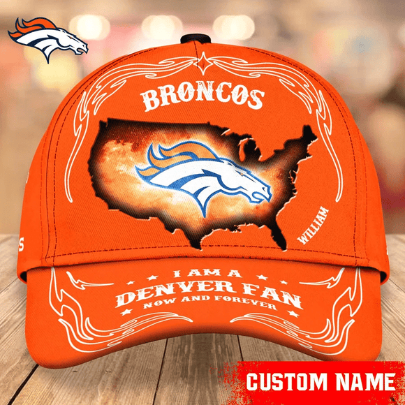 Lowest Price Denver Broncos Baseball Caps Custom Name
