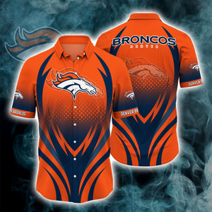 Denver Broncos Button Down Shirt 3D Print H04FS
