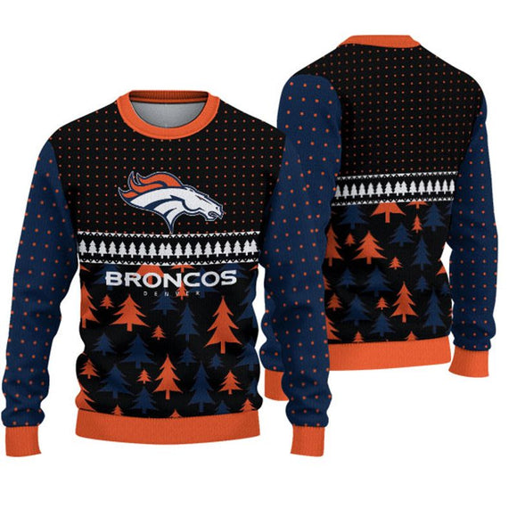 Denver Broncos Christmas Sweatshirt 3D