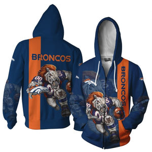 Denver Broncos Men's Hoodies Mascot 3D Ultra Cool
