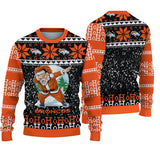 Denver Broncos Sweatshirt Santa Claus Ho Ho Ho