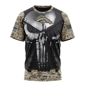 17% OFF Cheap Denver Broncos t-shirt Camo Custom Name & Number