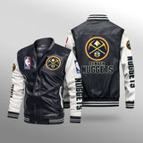 Denver Nuggets Leather Jacket